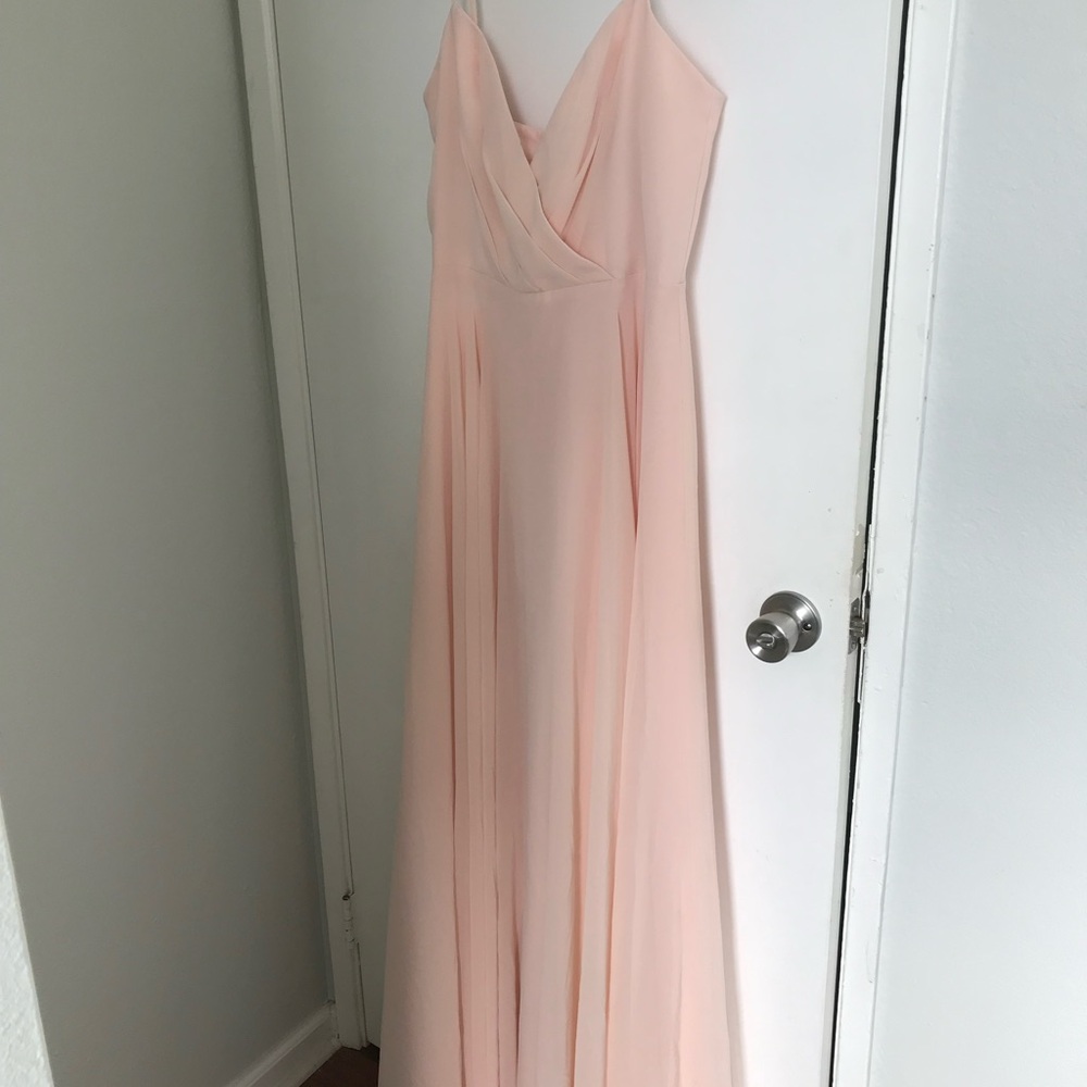 NEW with tag Brideside Elegant Pink Evening Gown. Size 10